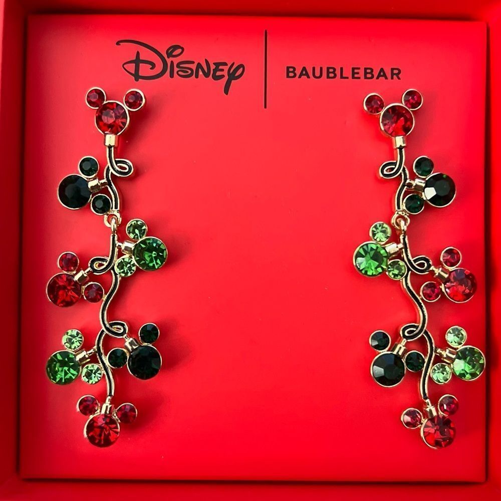 BaubleBar Red and Green Earrings